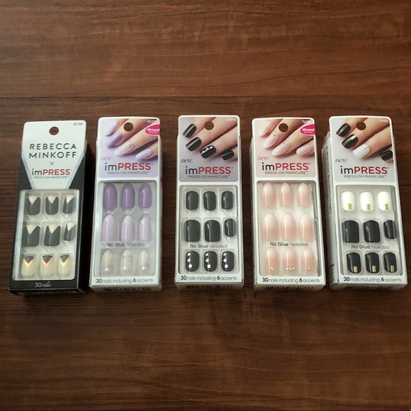 ✖️SOLD✖️ nwt - Kiss Impress nail bundle - Picture 1 of 4